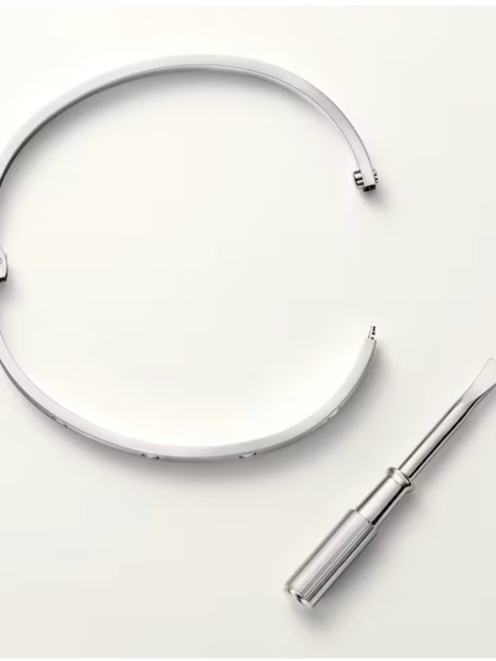 Cartier Love Bracelet Small White Gold 10 Diamond - Picture 10 of 11